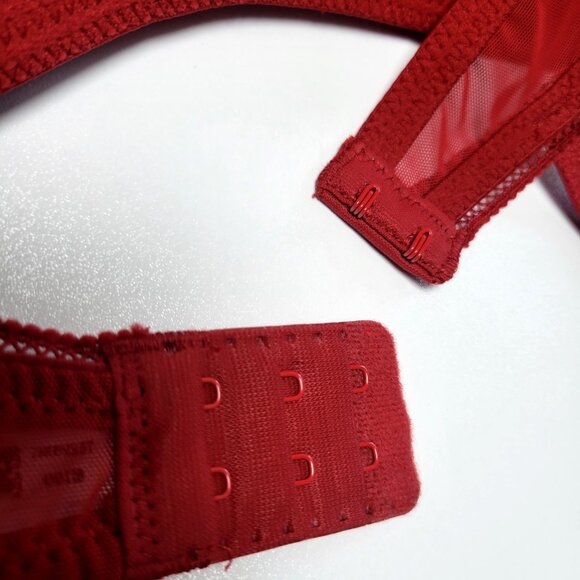 Aerie Real Happy Wireless Lightly Lined Bra Red 34B – New with Tags - Picture 7 of 11